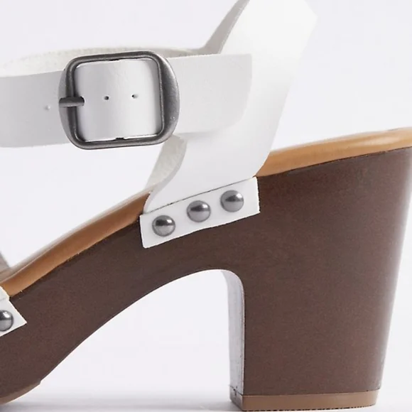 Torrid Crisscross Wooden Heel Sandals - Picture 5 of 6